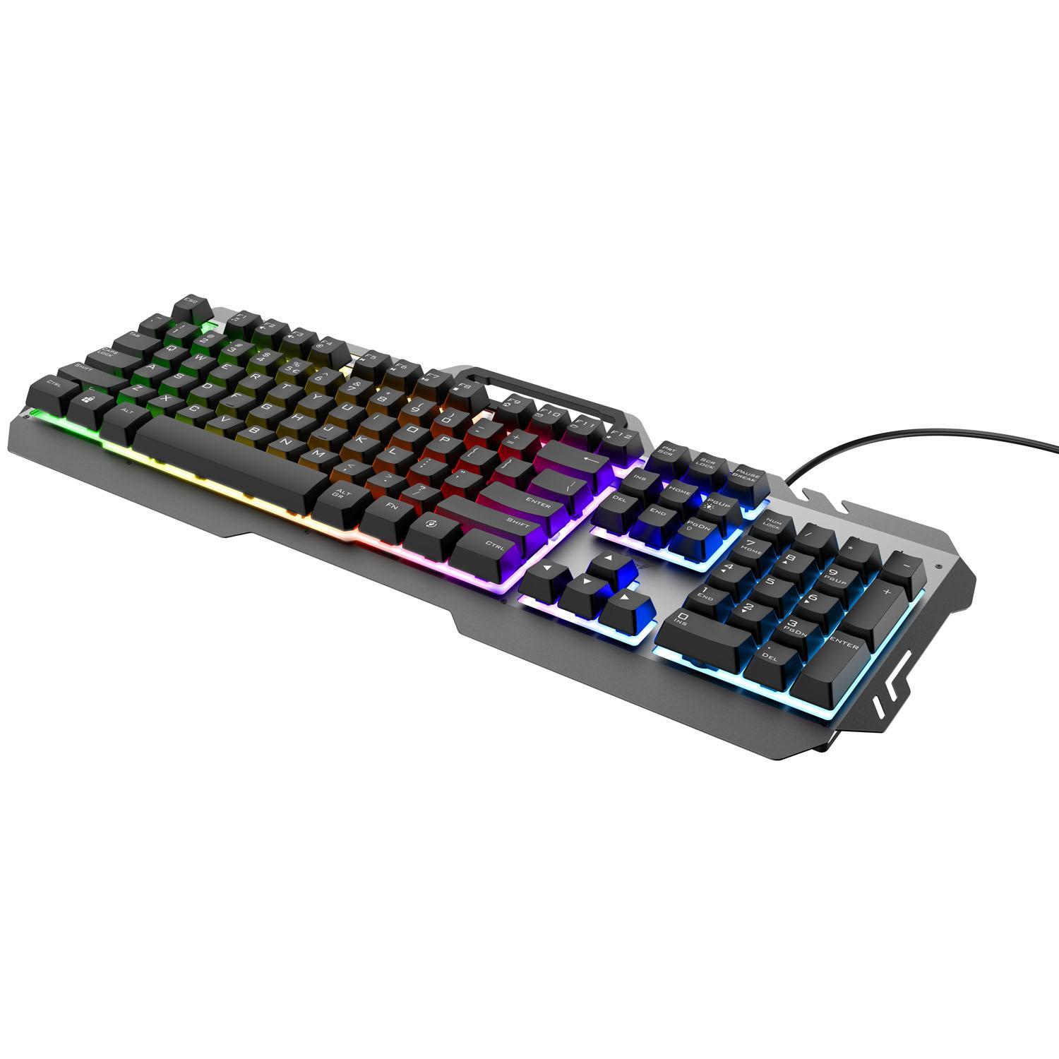 GXT 853 Esca Metal LED Gaming Keyboard Nordis | Elgiganten