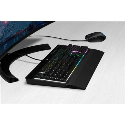 Corsair K55 RGB PRO + Harpoon RGB PRO Keyboard, Mus inkluderet, Memory Understøttet i iCUE, RGB LED-lys, NA, Wired, Black | Elgiganten