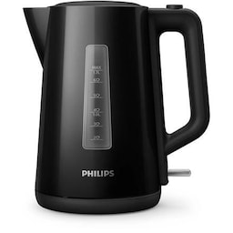 Philips Kedel HD9318/20 Elektrisk, 2200 W, 1,7 L, Plast, 360° rotationsbase, Sort