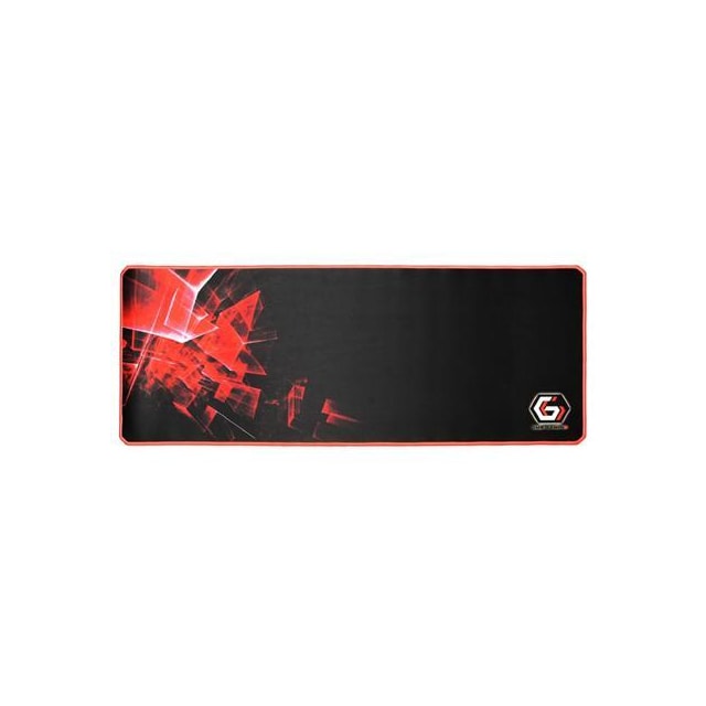Gembird Gaming musemåtte PRO, ekstra stor, sort/rød, ekstra bred pudeoverflade størrelse 350 x 900 mm