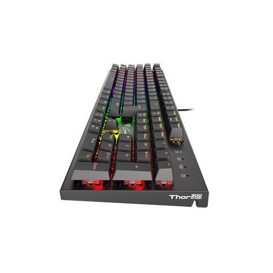 Genesis THOR 300 Gaming -tastatur, RGB LED -lys, USA, sort, kablet |  Elgiganten