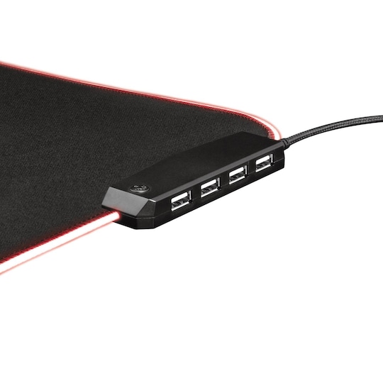 GXT 765 Glide-Flex RGB musemåtte & USB-hub | Elgiganten