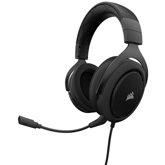 Corsair HS50 stereo gaming-headset (sort) | Elgiganten