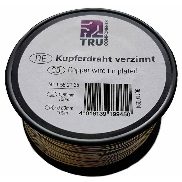 TRU COMPONENTS Kobbertråd Udvendig diameter (uden