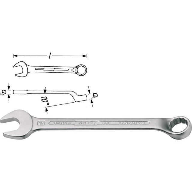 Hazet 603-10 Gaffelnøgle 10 mm