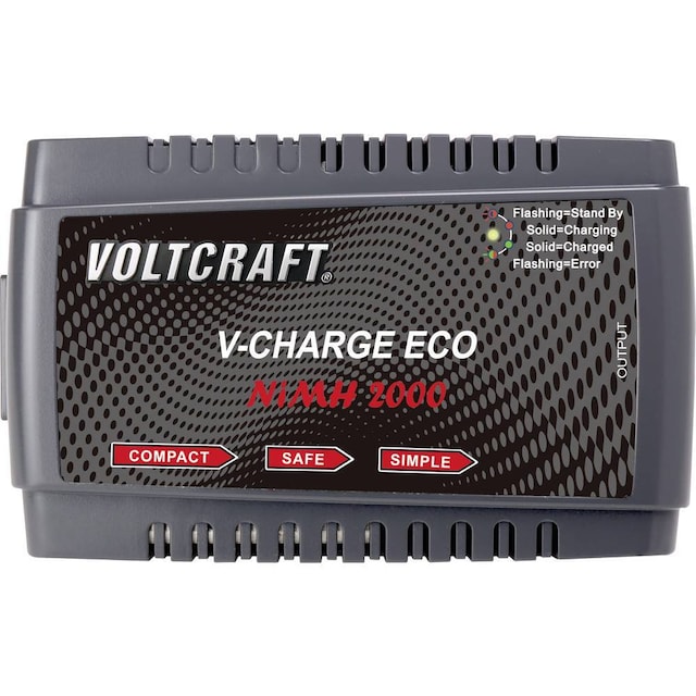 VOLTCRAFT V-Charge Eco NiMh 2000 Modelbyg-oplader 230 V