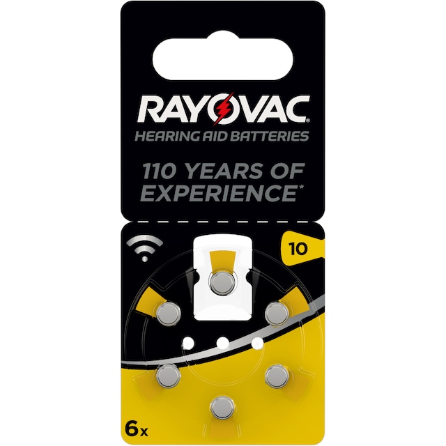 Varta Rayovac batteri til høreapparat 10 (6 stk)