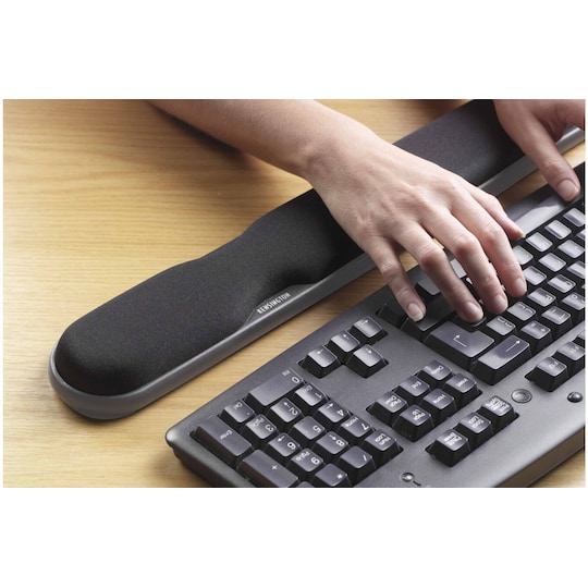 Kensington Height Adjustable Gel håndledsstøtte til tastatur (sort) |  Elgiganten