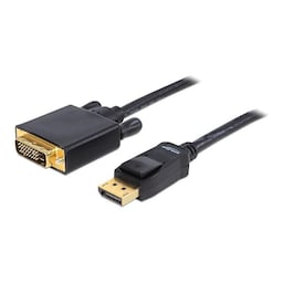 Delock kabel Displayport 1.1 han> DVI 24 + 1 han passiv 1 m sort