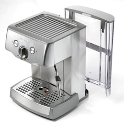 Espressomaskine i metal, uden kværn