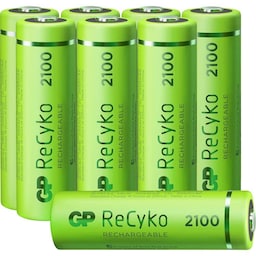 Genopladeligt AA-batteri NiMH 8 stk GP Batteries