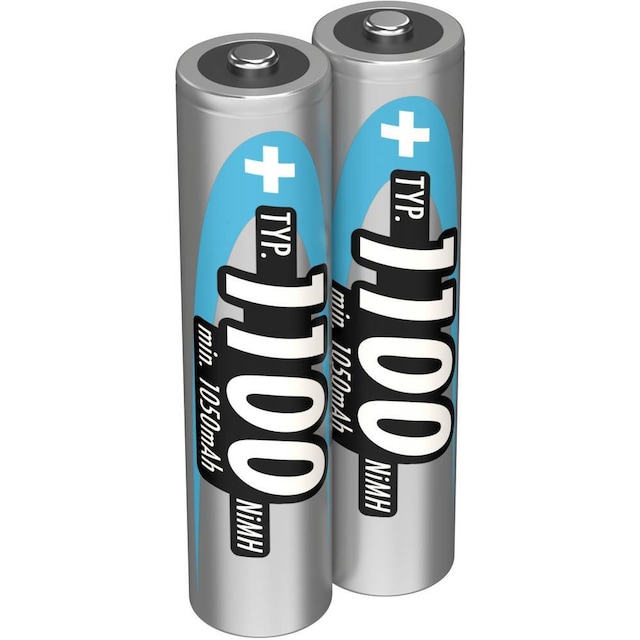 Genopladeligt AAA-batteri NiMH 2 stk 1050 mAh Ansmann