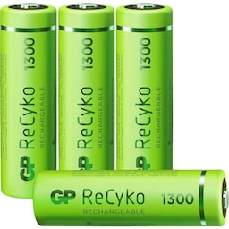 Genopladeligt AA-batteri NiMH 4 stk GP Batteries