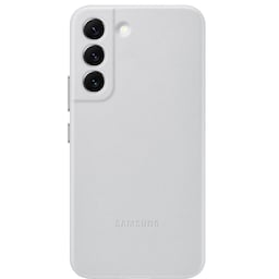 Samsung S22 cover i læder (grå)