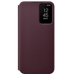 Samsung Clear View Galaxy S22 Plus-cover (burgundy)