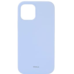 Onsala iPhone 12-/12 Pro-silikonecover (lyseblåt)