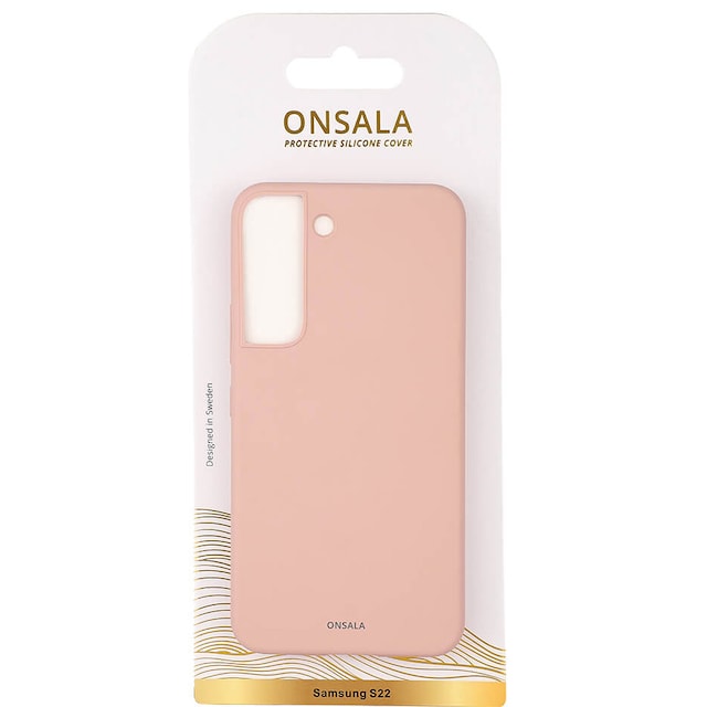 Onsala Silicone cover til Samsung Galaxy S22 (Pink)