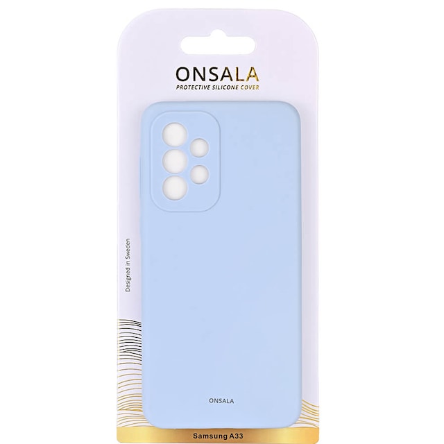 Onsala Silicone cover til Samsung Galaxy A33 (Light Blue)