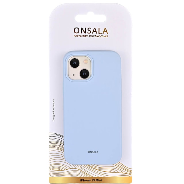 Onsala iPhone 13 mini silikonecover (light blue)
