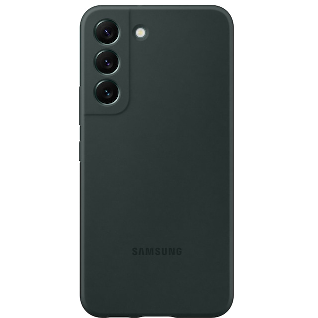 Samsung S22 silikonecover (grøn)