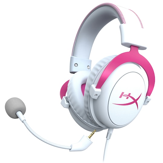 HyperX Cloud II gaming headset (hvid/pink) | Elgiganten
