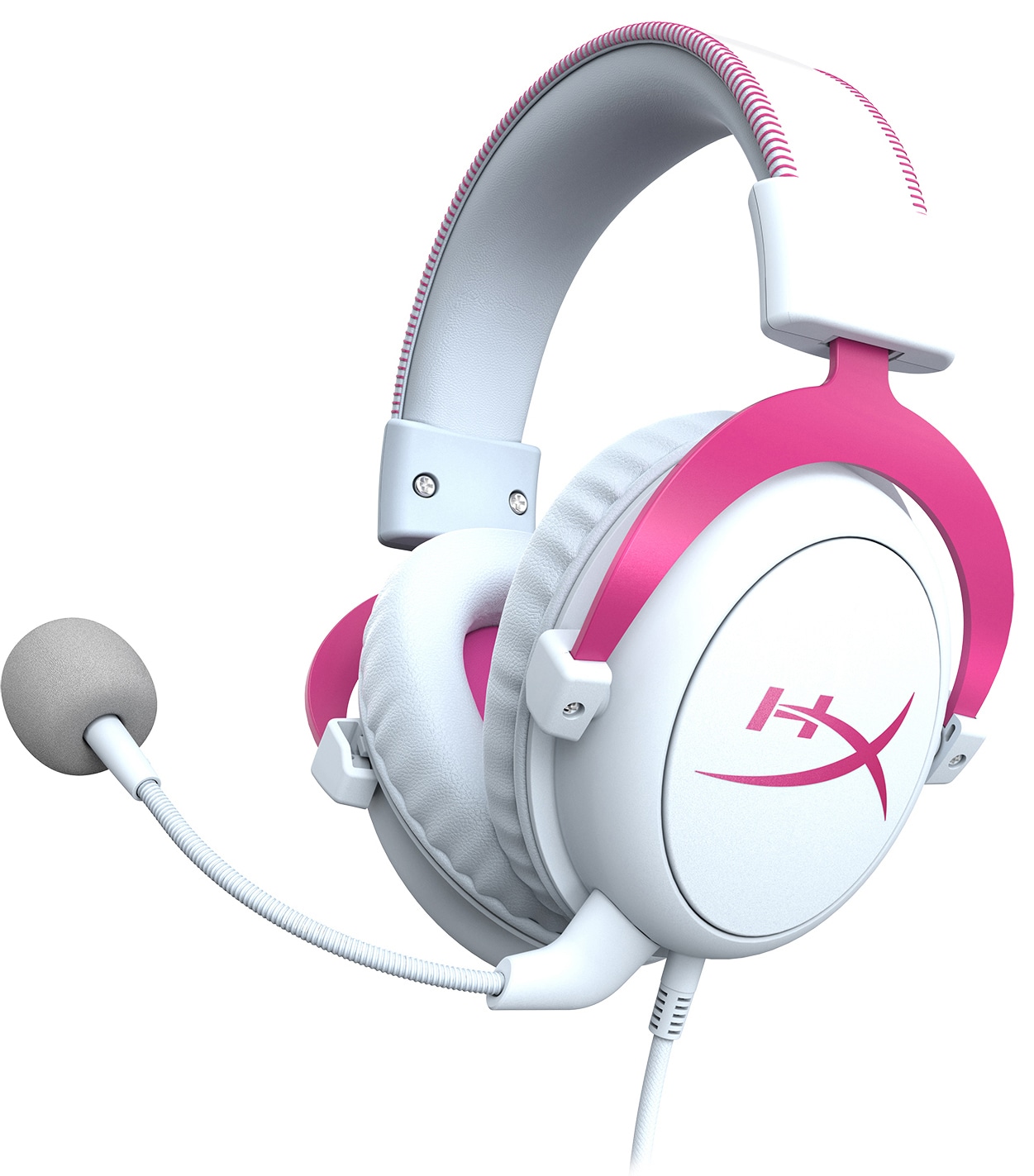 HyperX Cloud II gaming headset (hvid/pink) | Elgiganten