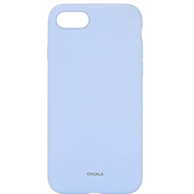 Onsala iPhone 6/7/8/SE Gen.3-silikonecover (lyseblåt)
