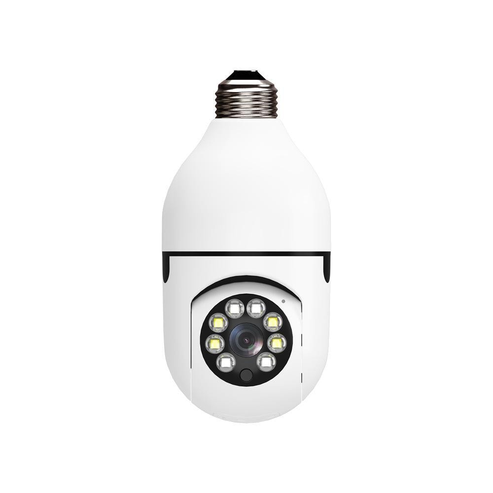 Trådløst overvågningskamera med E27 -stik Hvid | Elgiganten