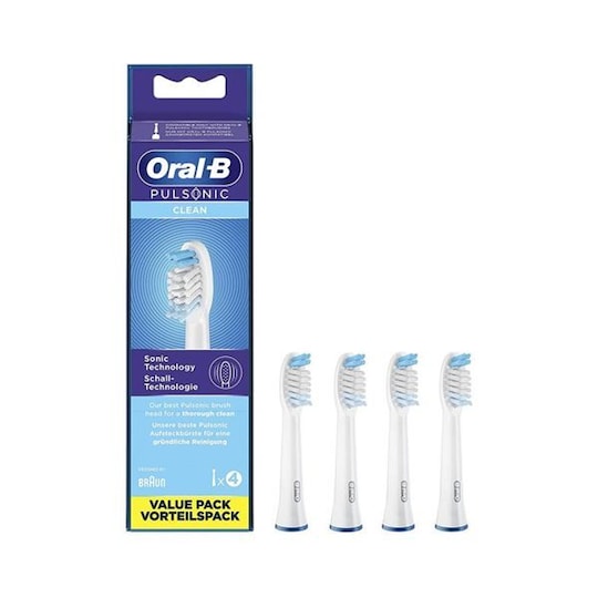 Oral-B Pulsonic Clean SR32-4 Børstehoved | Elgiganten