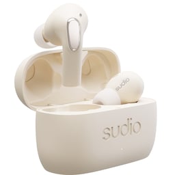 Sudio E2 true wireless in-ear høretelefoner (chalk)