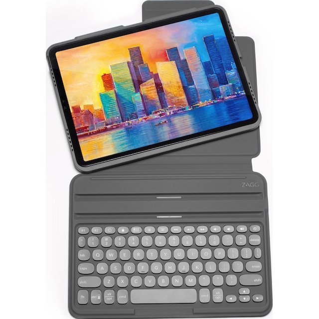 Zagg Pro Keys tastaturetui til iPad Pro 12,9" (charcoal)