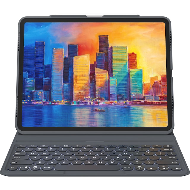 Zagg Pro Keys tastaturetui til iPad Pro 11" (charcoal)