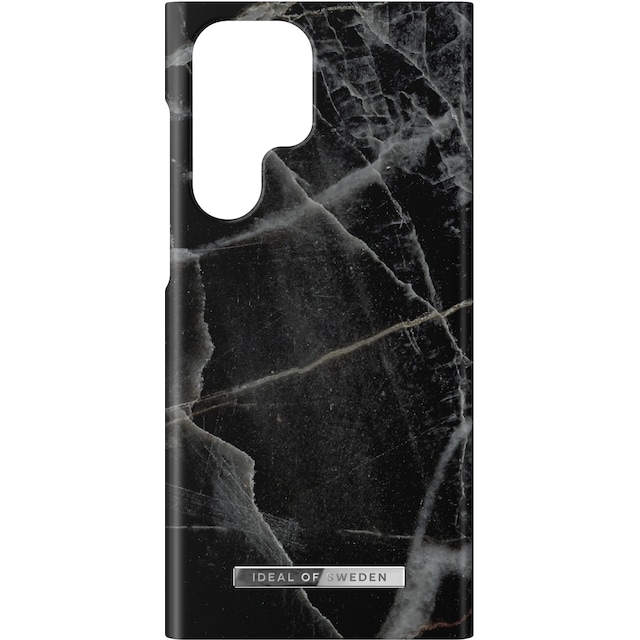 iDeal of Sweden Samsung Galaxy S22 Ultra cover (Black Thunder Marble)