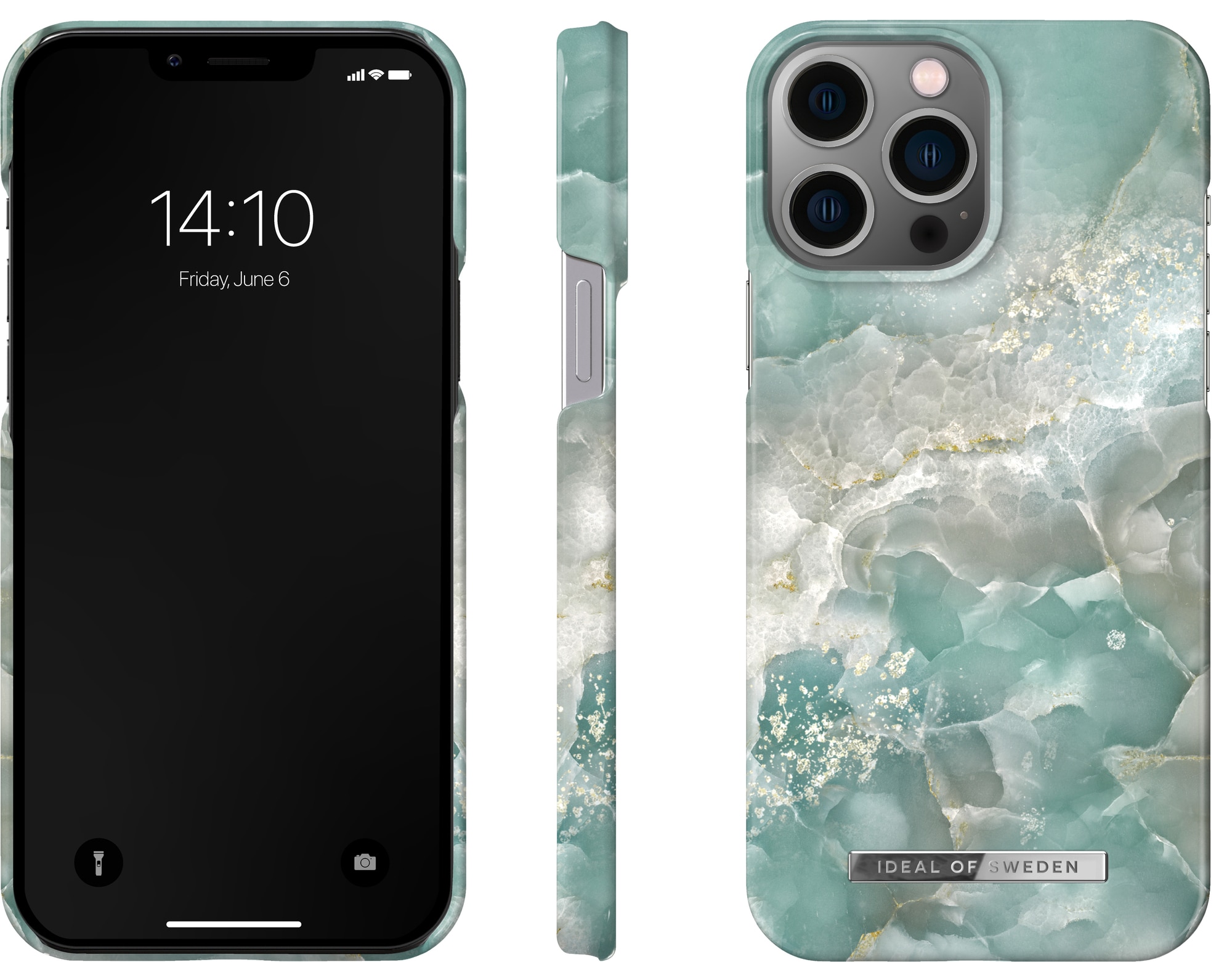 iDeal of Sweden cover til iPhone 13 Pro Max (azura marble) | Elgiganten
