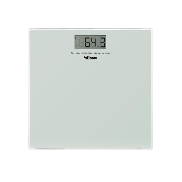 Tristar Badeværelsesvægt WG-2419 Maksimal vægt (kapacitet) 150 kg, Nøjagtighed 100 g, Hvid