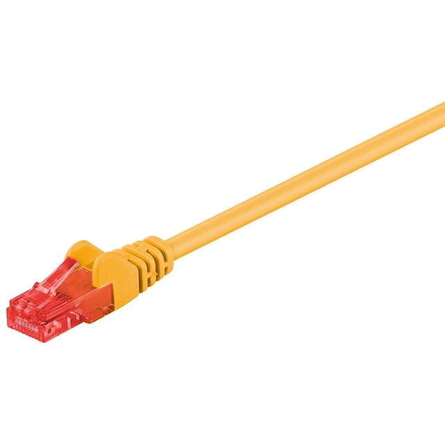 Goobay Netværkskabel CAT 6, U/UTP, gul