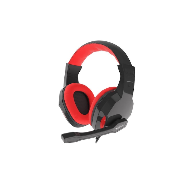 GENESIS ARGON 110 Gaming Headset, On-Ear, Wired, Mikrofon, Sort/Rød