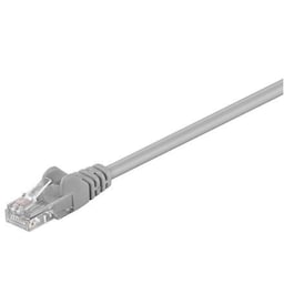 Goobay CAT 5e patchkabel, U/UTP RJ45 han (8P8C), RJ45 han (8P8C), 0,5 m, grå