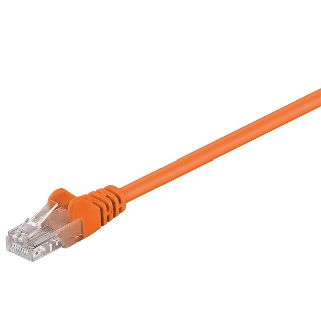 Goobay Netværkskabel CAT 5e, U/UTP, orange, 2 m