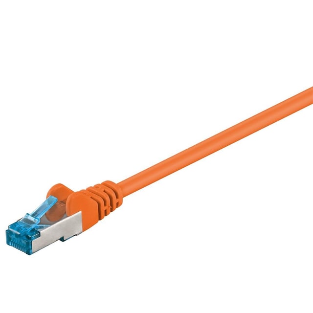 Netværkskabel CAT 6A, S/FTP (PiMF), Orange, 2 m