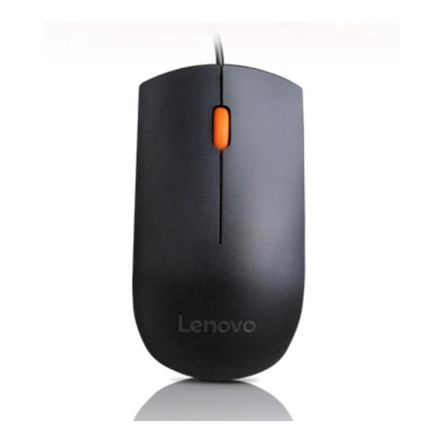 Lenovo Wired USB Mouse 300 Sort, USB