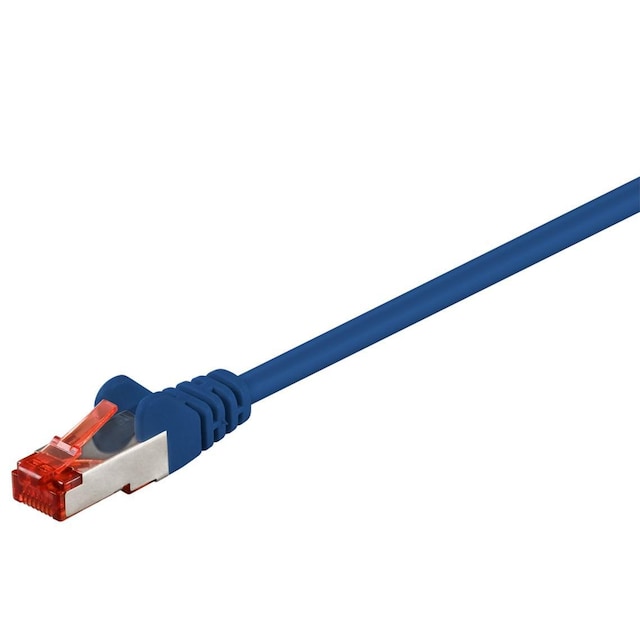 Goobay Netværkskabel CAT 6, S/FTP (PiMF), blå, 2 m
