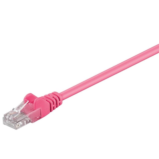 Goobay Netværkskabel CAT 5e, U/UTP, magenta, 0,5 m