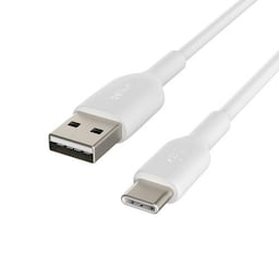 BOOST CHARGE USB-A til USB-C kabel, 0,15 M, hvid