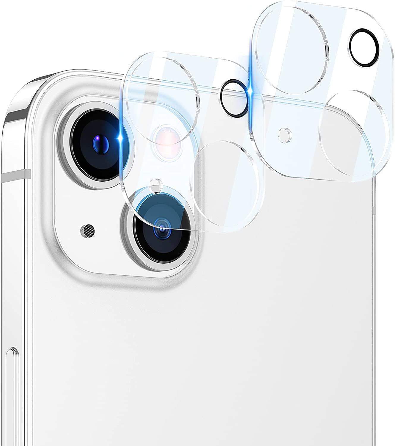 iPhone 13 / iPhone 13 Mini kamera linsecover hærdet glas 2-pak | Elgiganten