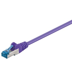 Netværkskabel CAT 6A, S/FTP (PiMF), violet, 15 m