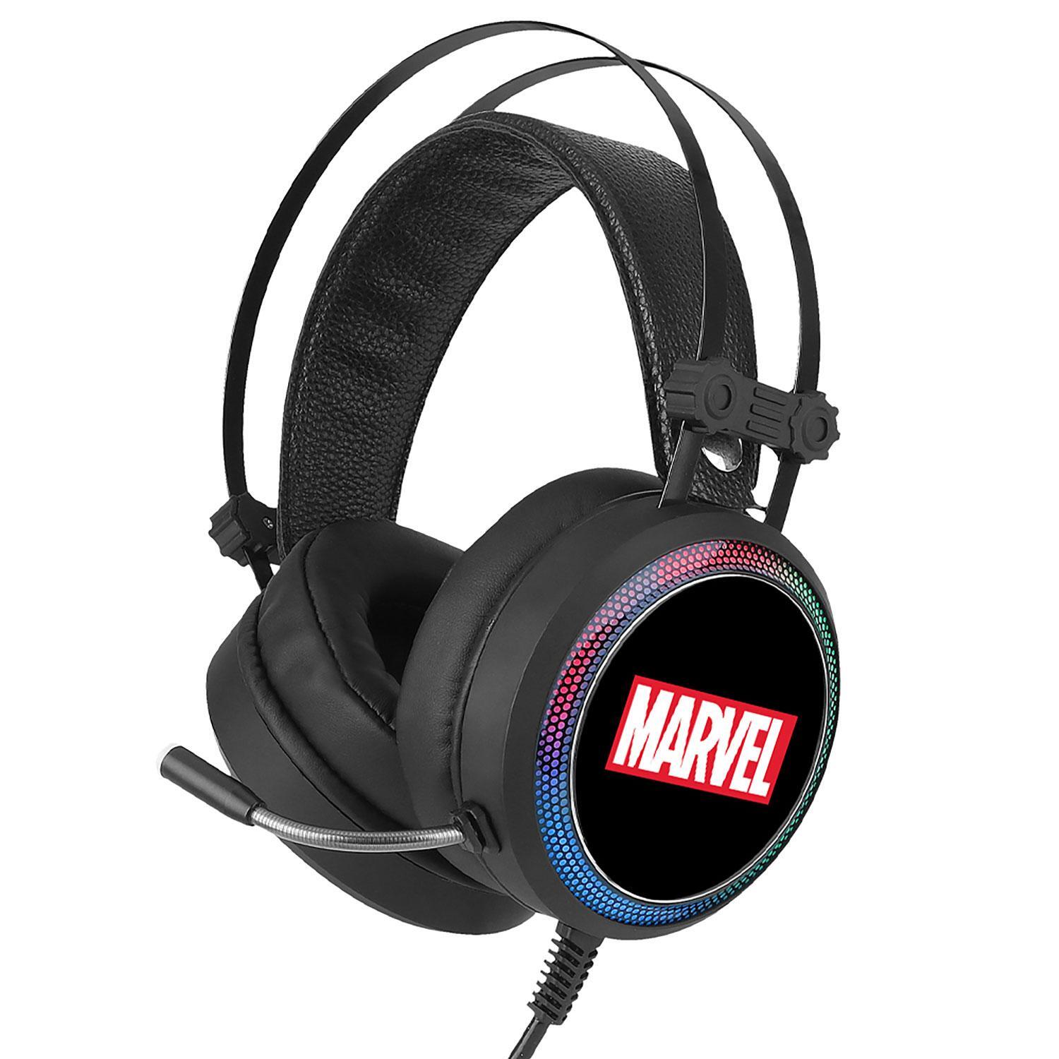 Gaming Headset USB 7.1 audio Marvel 001 | Elgiganten
