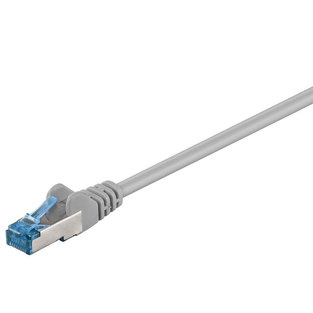 Netværkskabel CAT 6A, S/FTP (PiMF), grå, 0,25 m