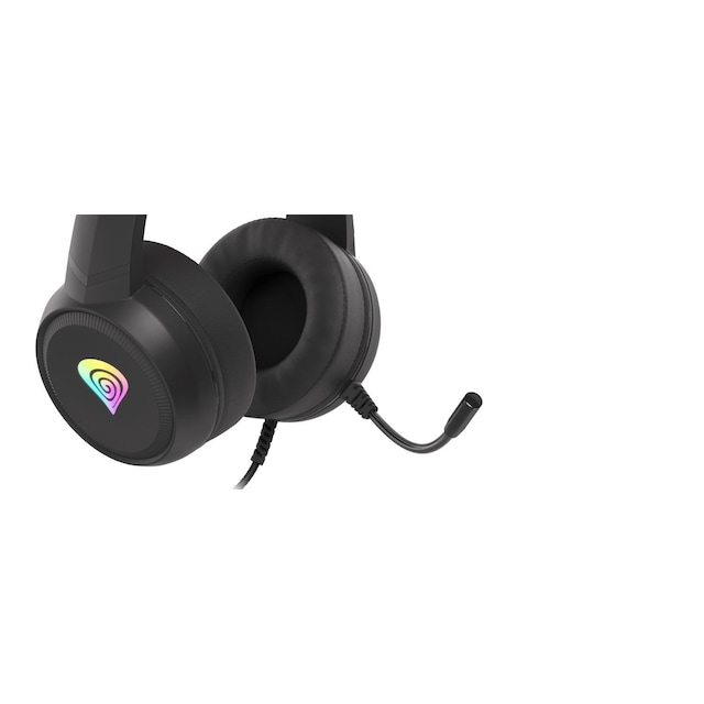 Genesis Gaming Headset Neon 200 Indbygget mikrofon, Sort/Rød, Kablet