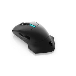 Dell Alienware Gaming Mouse AW310M Trådløs optisk mus, Ja, Sort